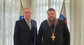 О встрече Посла России с Представителем Православной Церкви Чешских земель и Словакии при Патриархе Московском и всея Руси